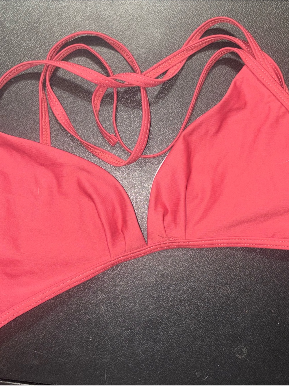 Red Triangle Bikini Top - Women Intimates & Sleepwear